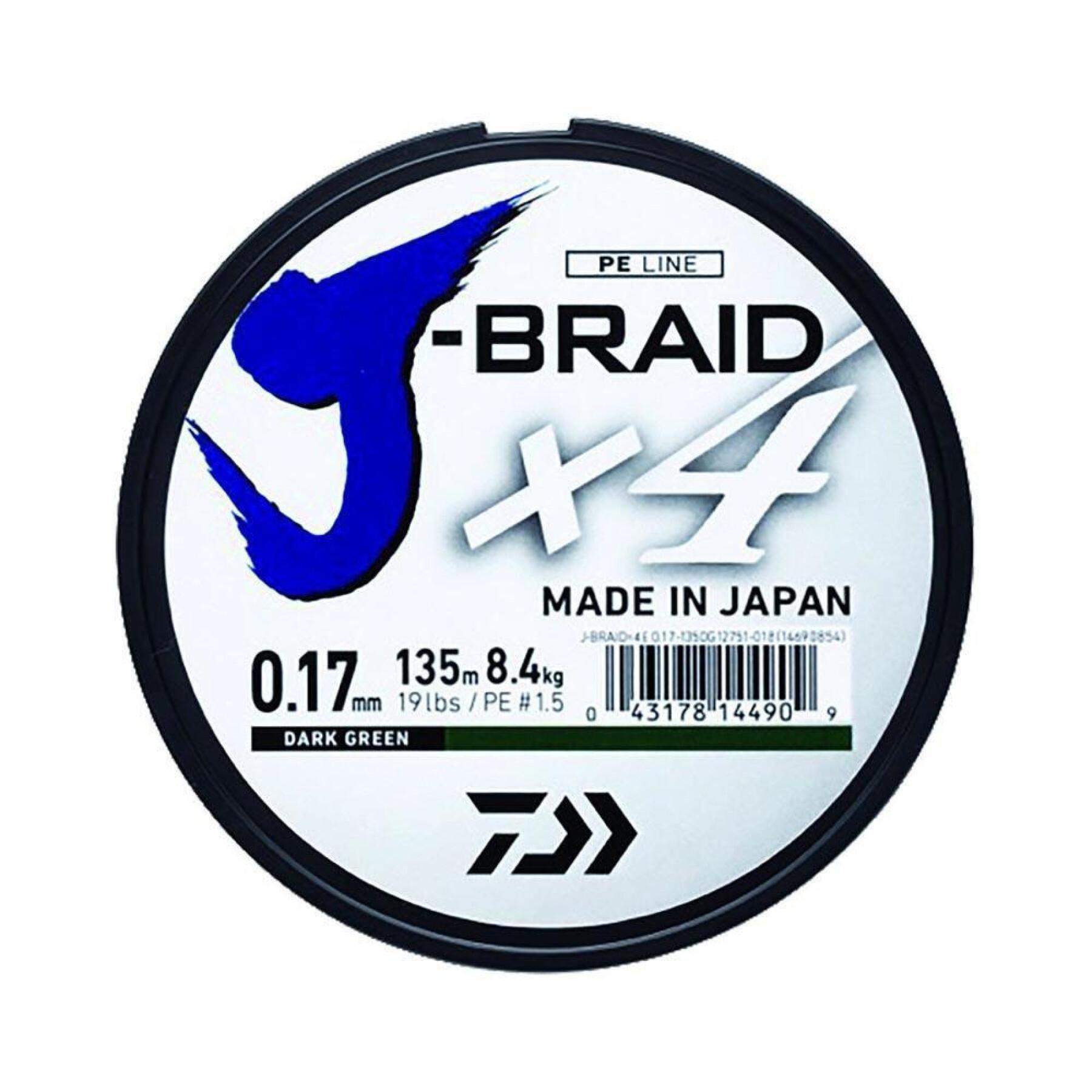 Treccia Daiwa J-Braid 4B 21/100 mC