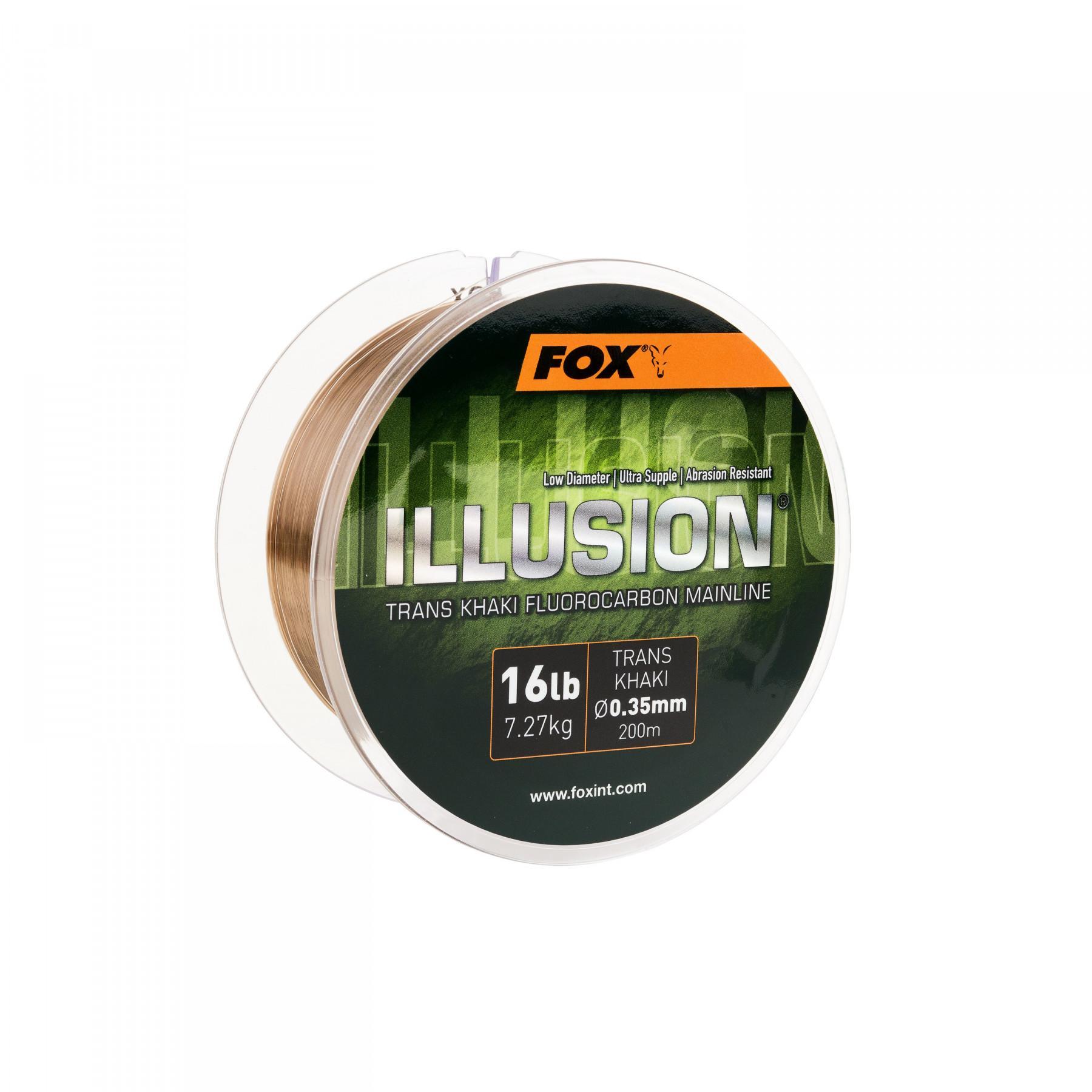 Filo di fluorocarbonio Fox Illusion 16lb/0.35mm