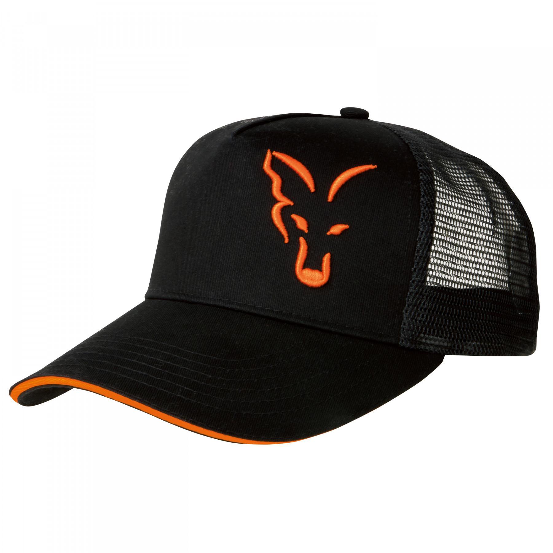 Cap Fox Trucker Black/Orange