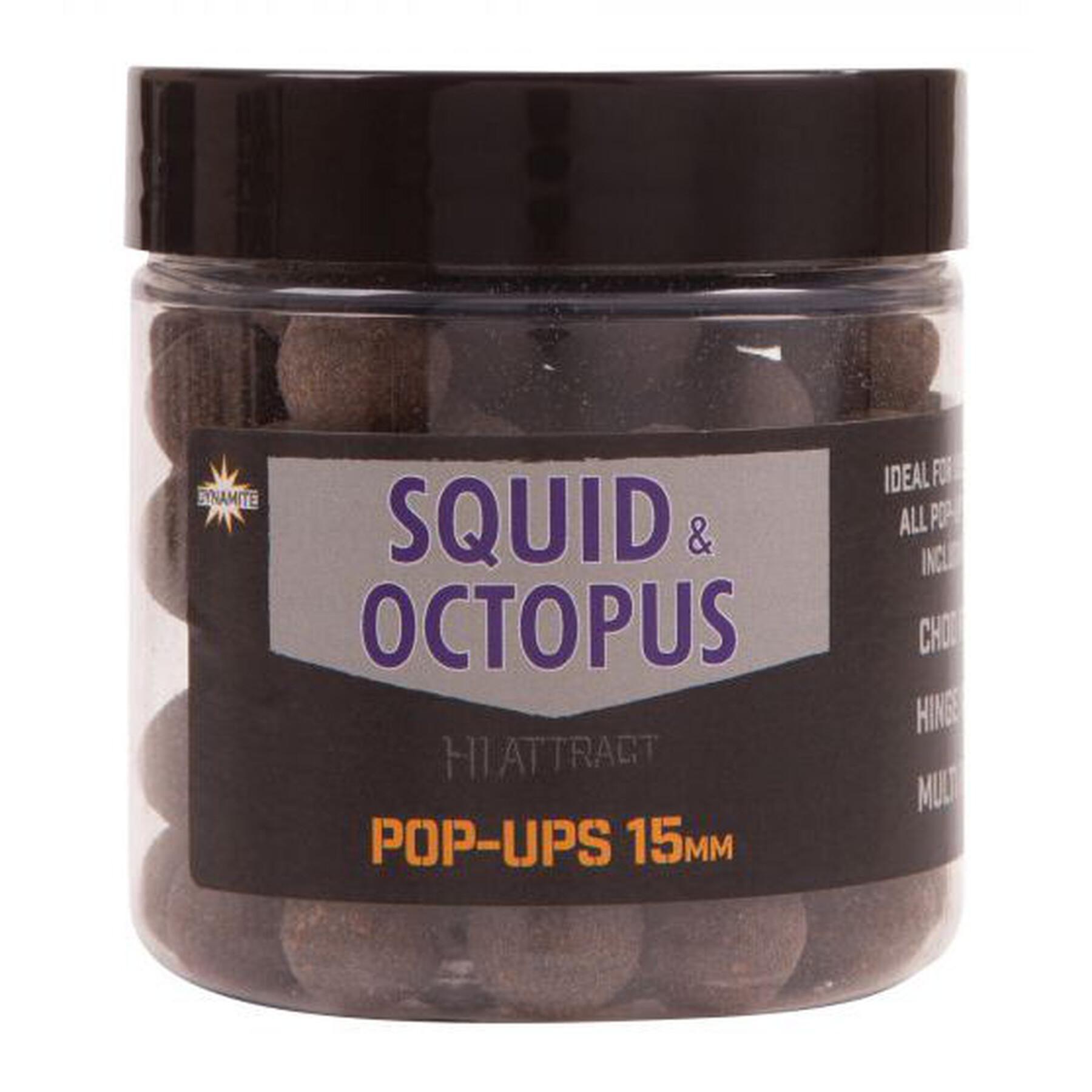 Boilies galleggianti Dynamite Baits pop-ups squid & octopus 15 mm