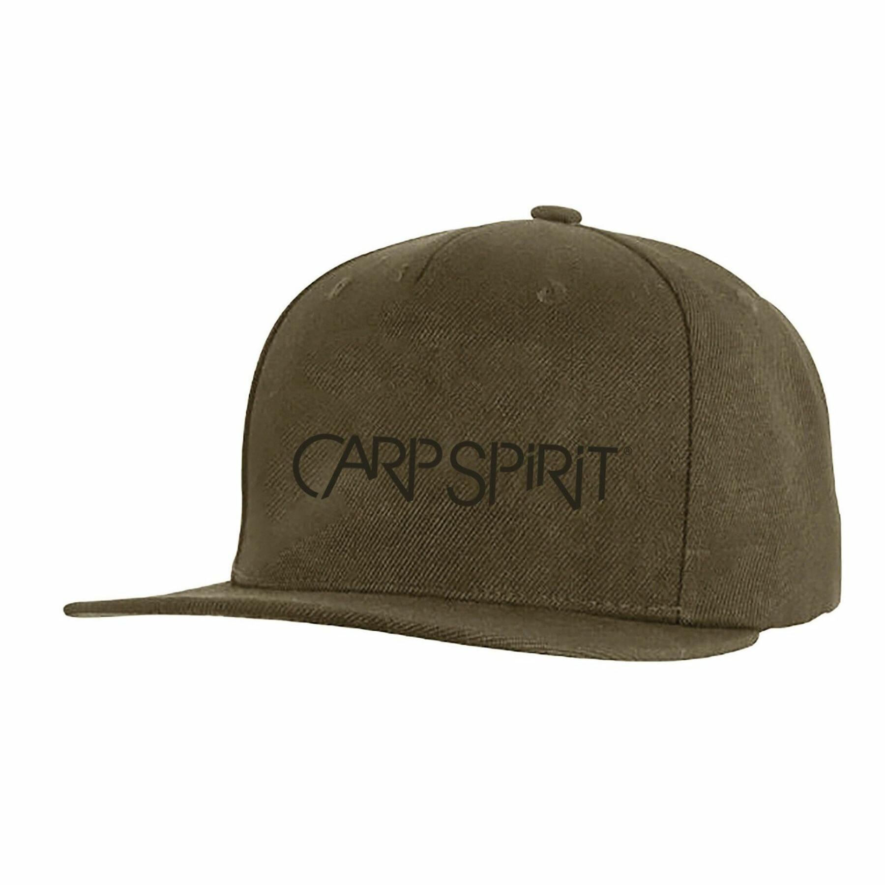 Cap Carp Spirit 3d logo flat peak