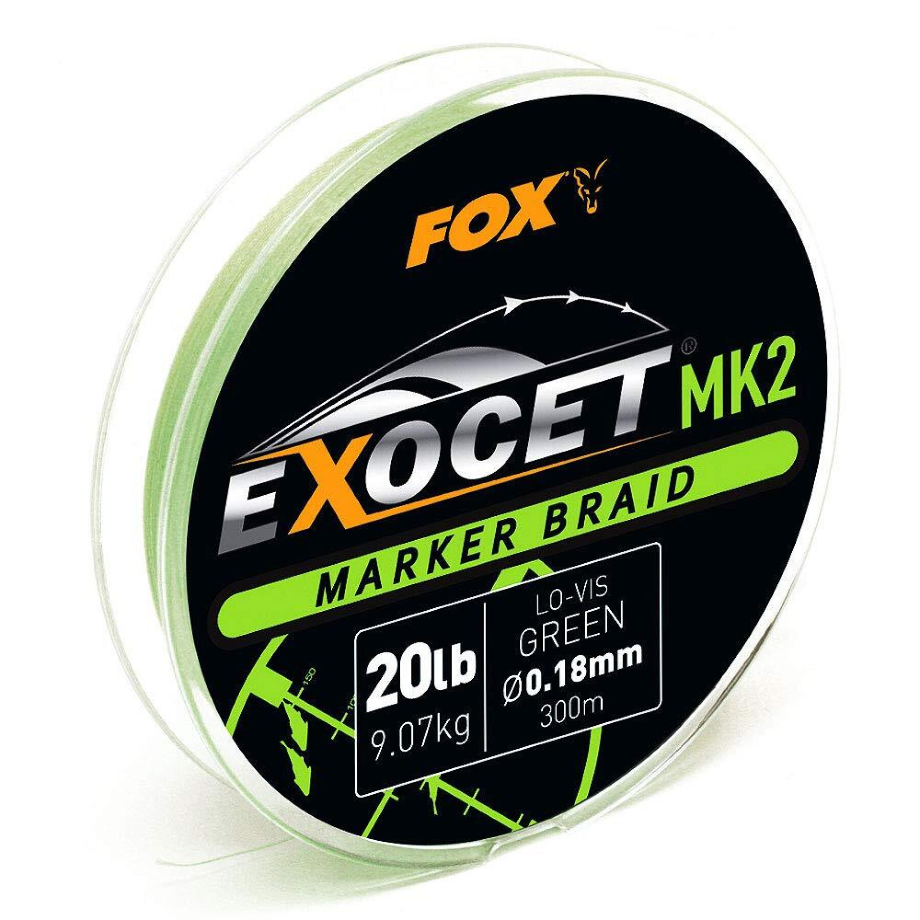 Filo intrecciato Fox Exocet MK2 Spod & Marker Braid 0.18mm/20lb x300m