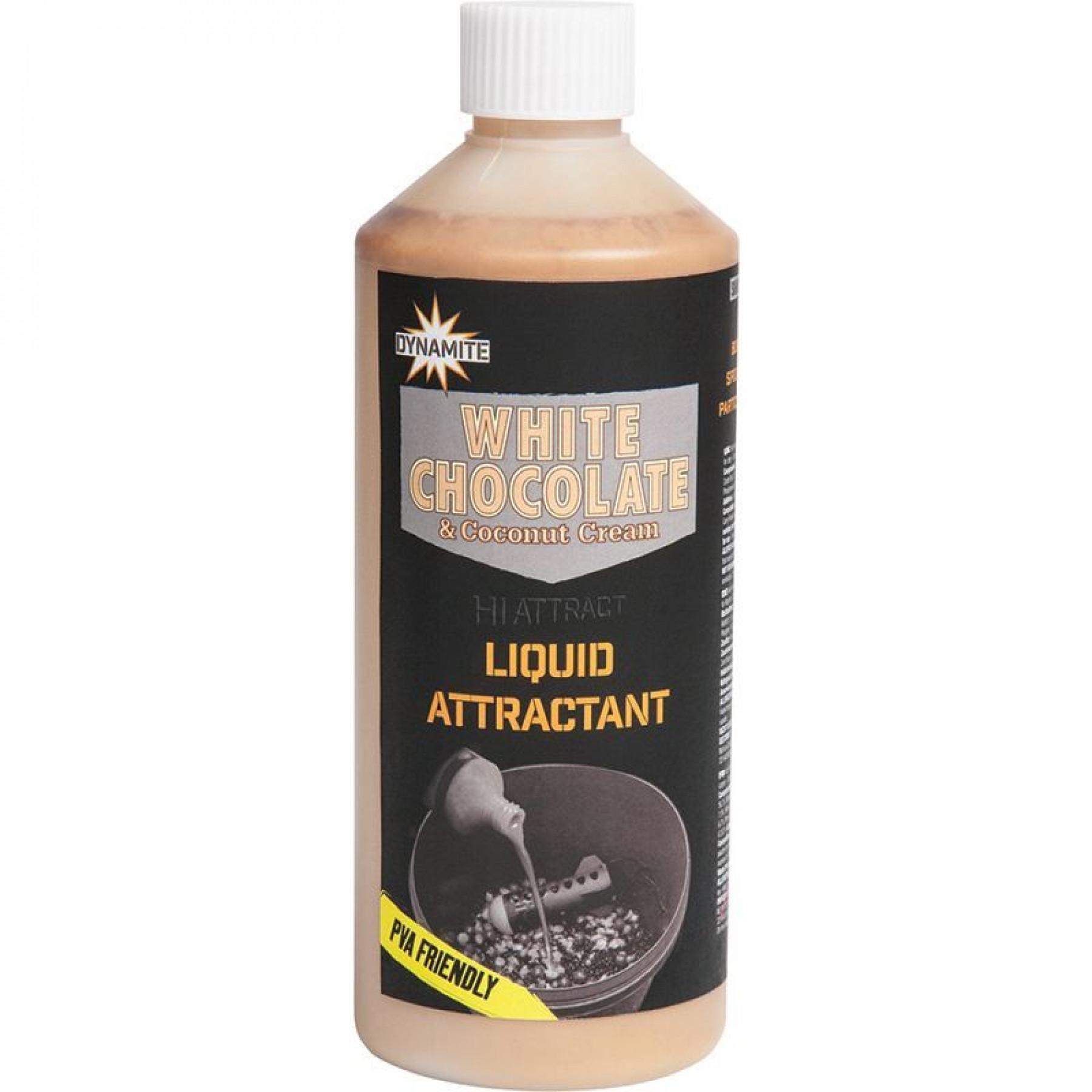Attrattore liquido Dynamite Baits Chocolat Blanc & Noix de coco 500ml