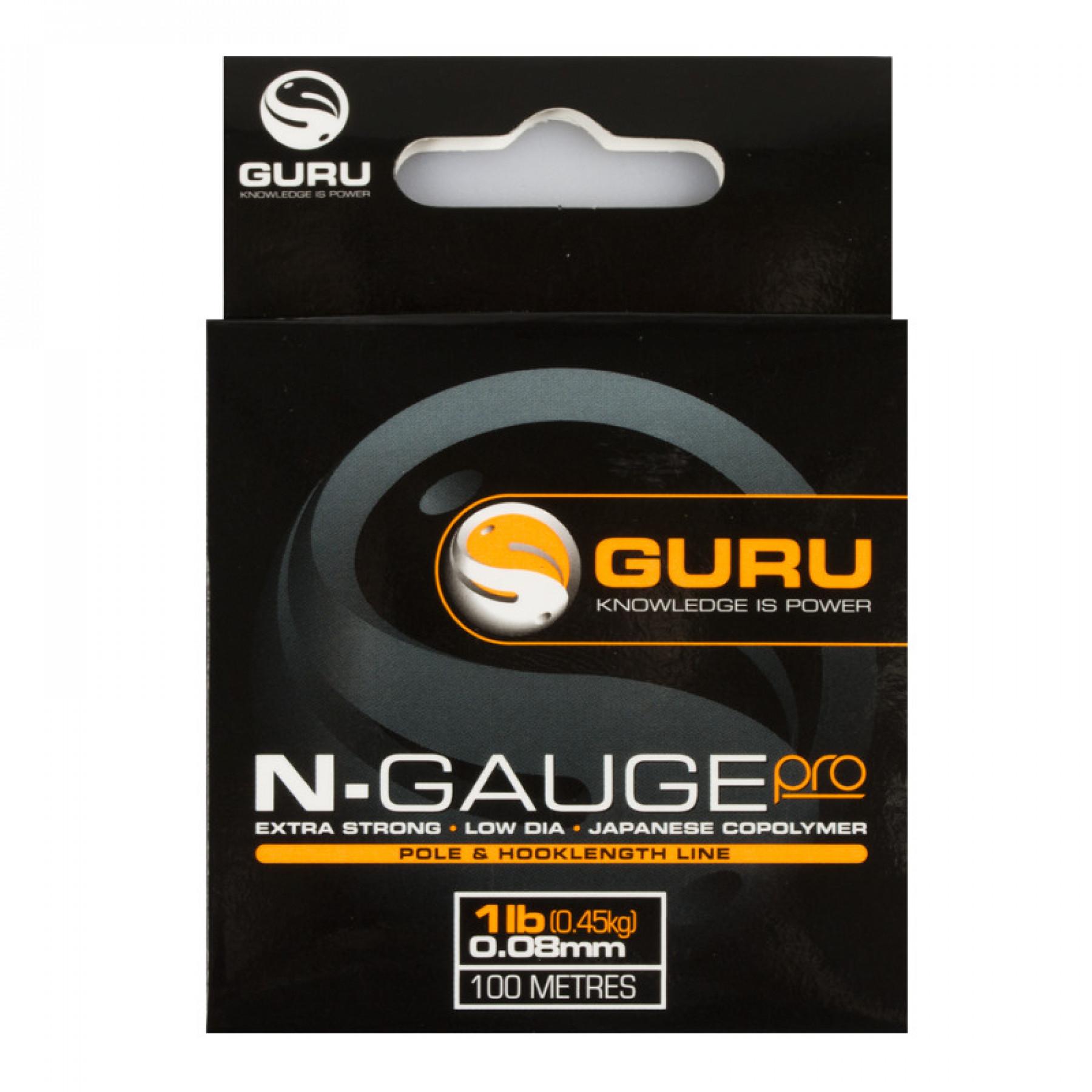 Linea di nylon speciale Guru N-Gauge Pro (0,08mm – 100m)