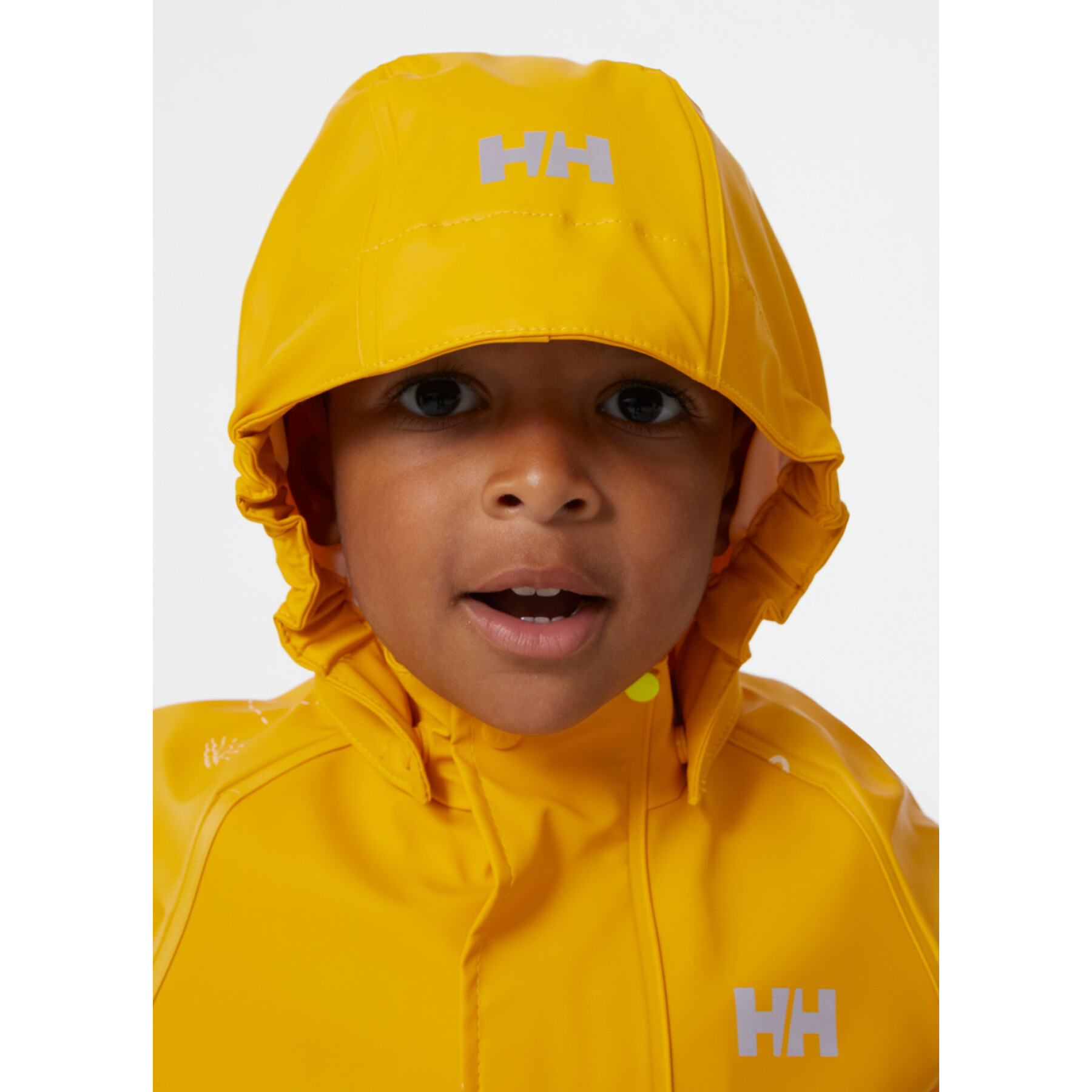 Abbigliamento da pioggia per bambini Helly Hansen Bergen 2.0 pu aop