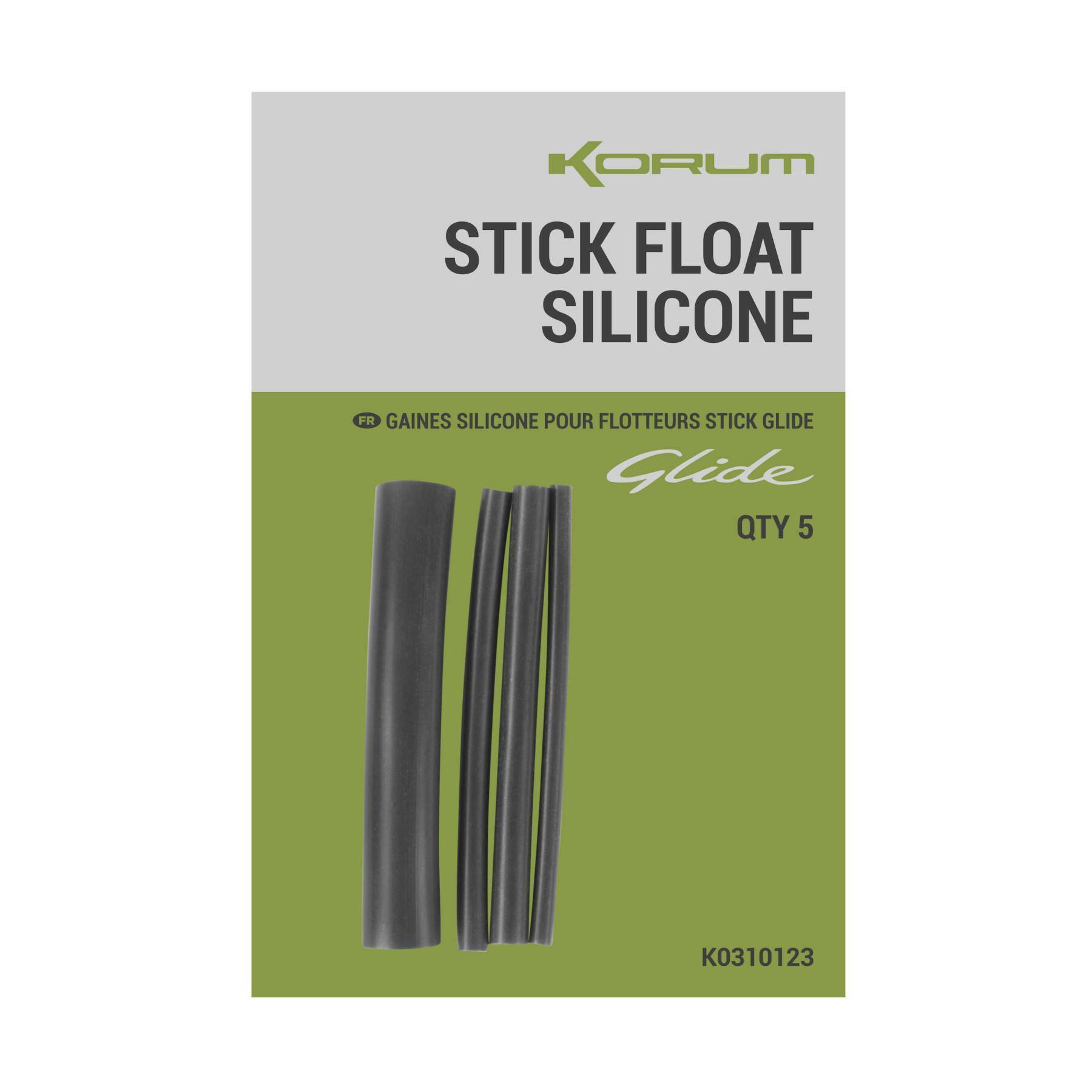 Galleggianti tagliati in silicone Korum Glide - Stick 5x5