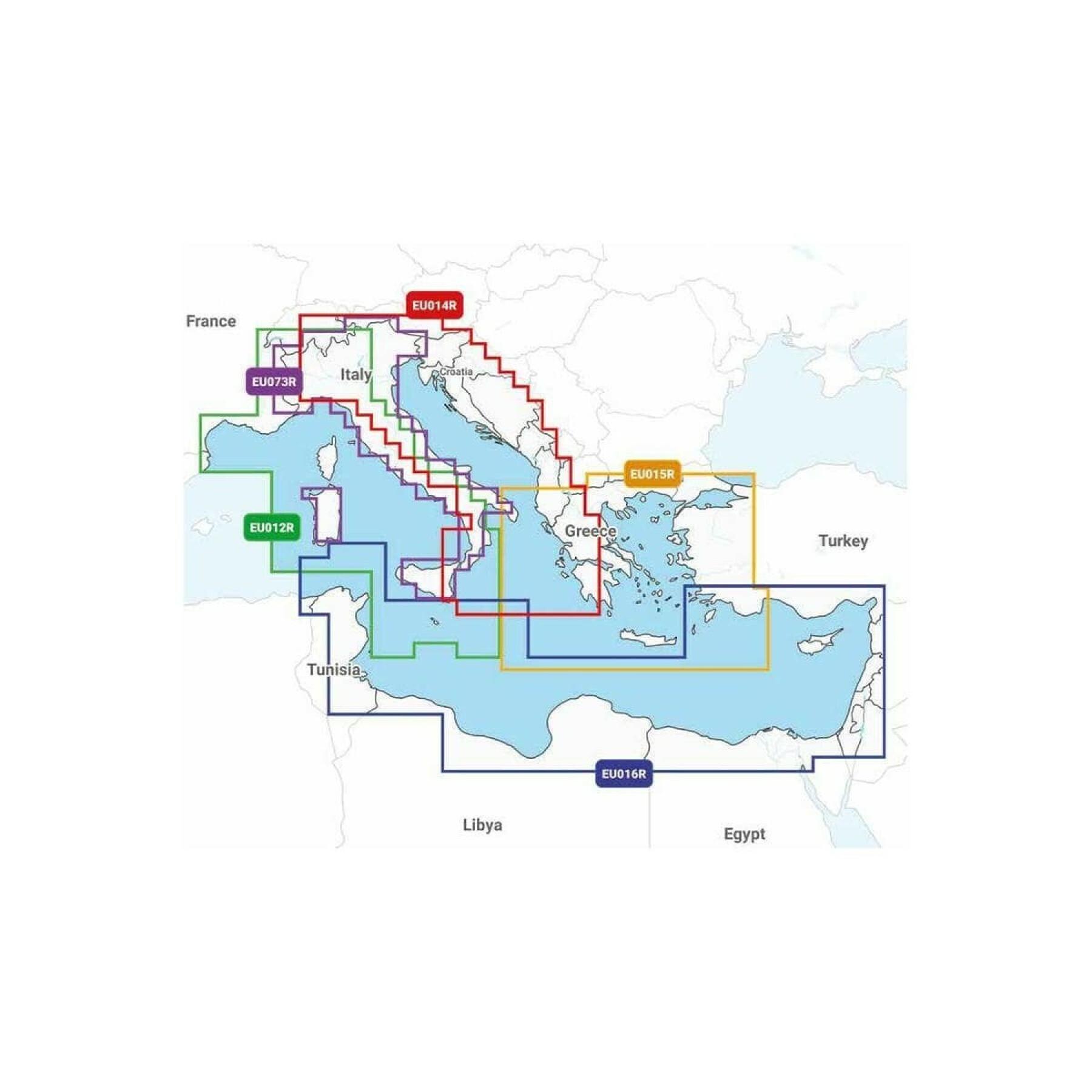 Navigazione mapplatinum + regular sd - Mediterraneo centrale Navionics