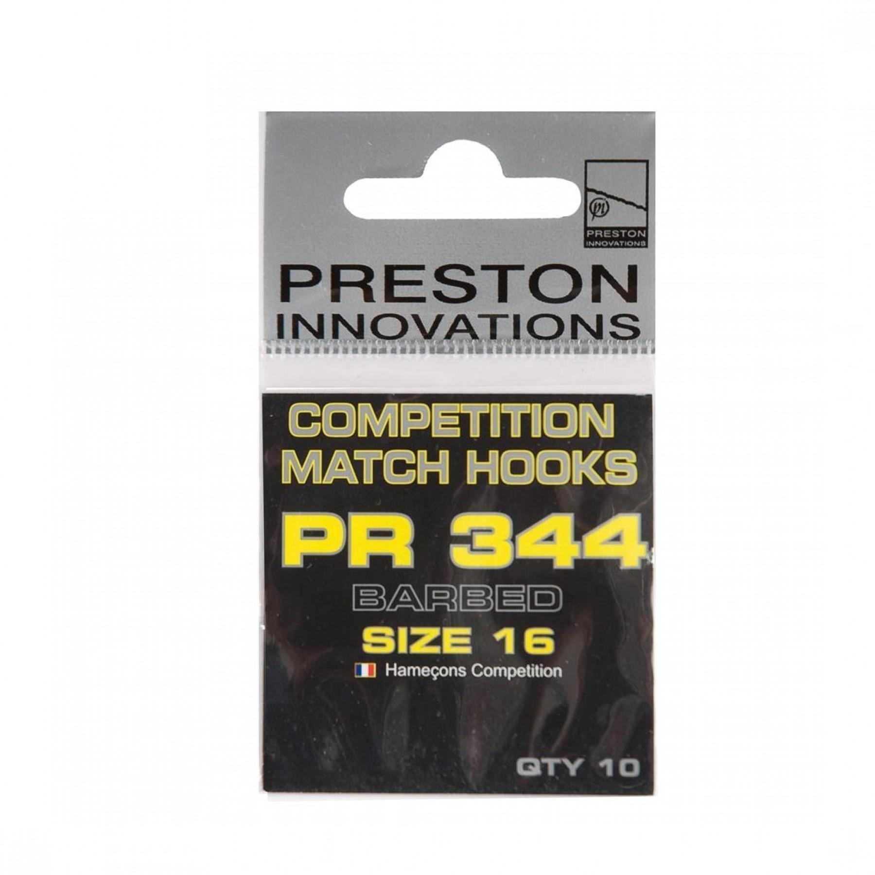 Ganci montati Preston Competition hooks 344 size 16