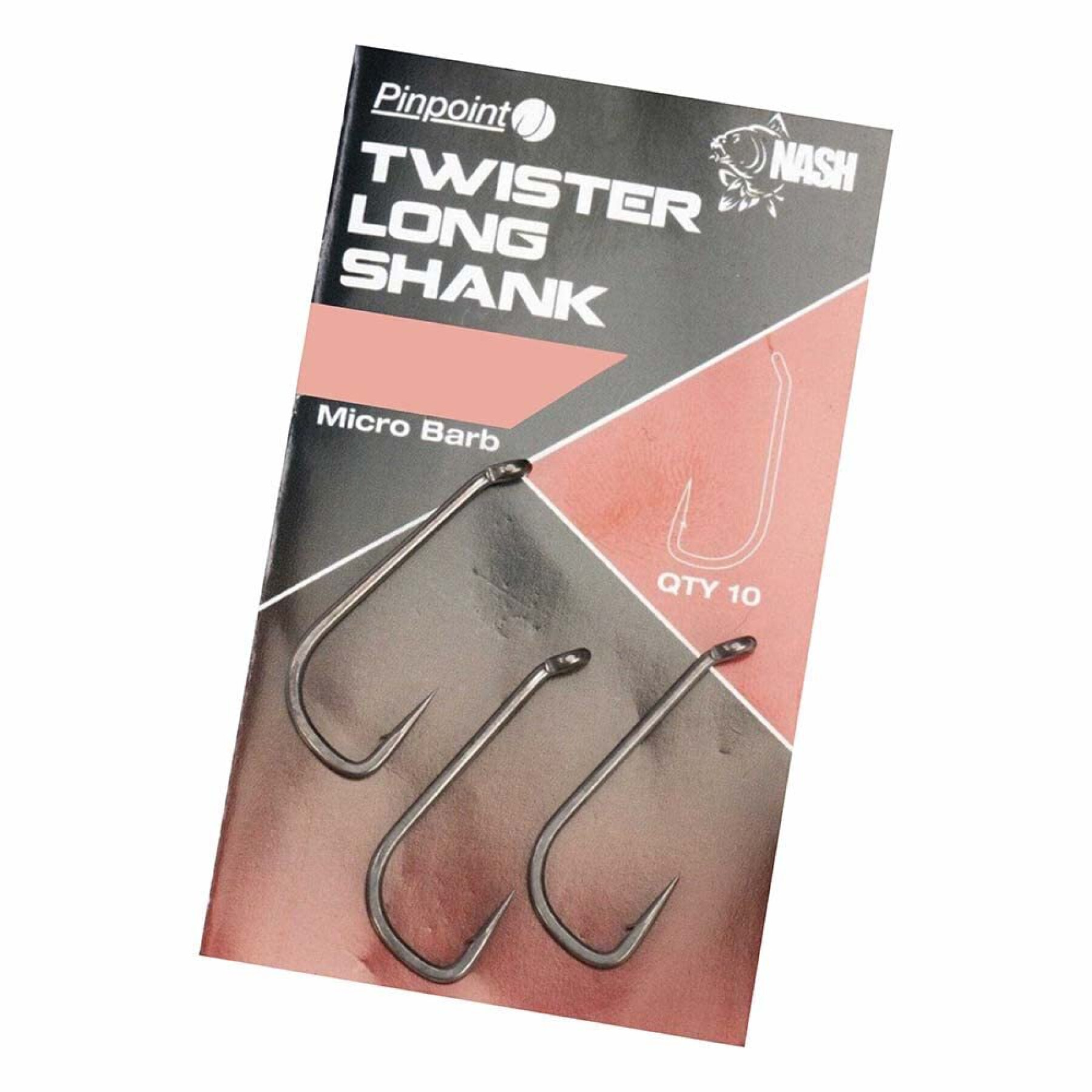 Gancio Pinpoint twister long shank taille 6 Micro Barbed