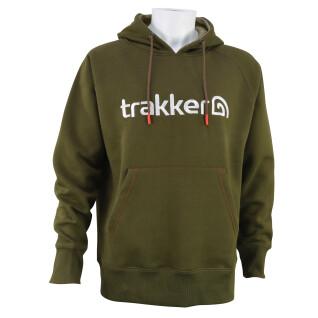 Felpa con cappuccio con logo Trakker