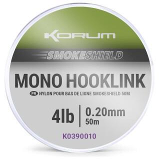 Collegamento Korum smokeshield mono hooklink 0,20mm 1x5