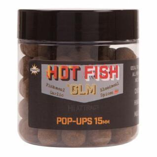 Boilies galleggianti pop-up Dynamite Baits Hot fish & glm