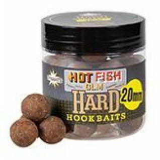 Boilies dense Dynamite Baits Hot fish & glm hard hookbaits 20 mm
