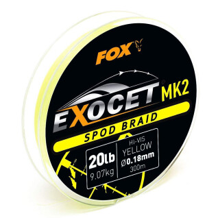 Filo intrecciato Fox Exocet MK2 Spod 0.18mm/20lb x300m