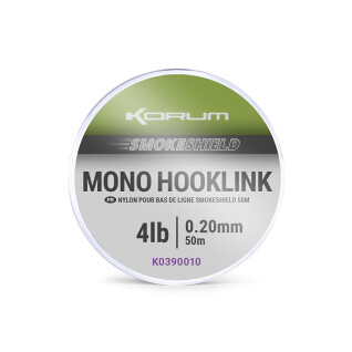 Collegamento Korum smokeshield mono hooklink 0,33mm 1x5