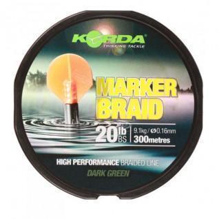 Carpa che suona la treccia Korda Marker Braid (9.1kg)