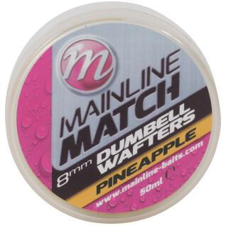 Boilies Mainline Match Dumbell Wafters 6 mm Pineapple
