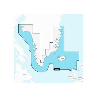 Mappa di navigazione + grande sd - groenlandia - islanda Navionics