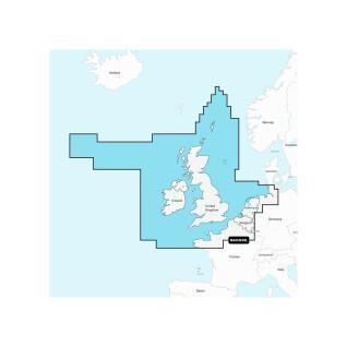 Mappa di navigazione + sd grande - Regno Unito - Irlanda - Paesi Bassi Navionics