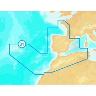 Carta di navigazione sd platinum + xl3 - Spagna - Portogallo Navionics
