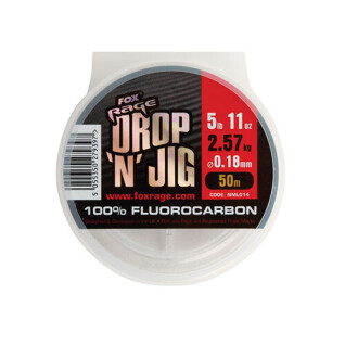Fluorocarbonio Fox Rage drop & jig 6.28kg / 13.84lb x 50m