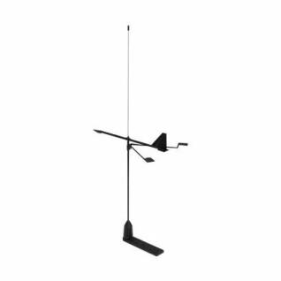 Antenna in acciaio inox con banderuola e staffa piatta Shakespeare 0.89m - 3dB