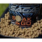 Essiccazione di pellet Saga soak & go 250ml
