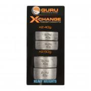 Peso del caricatore Guru X-Change Distance Feeder 2x40g 2x50g