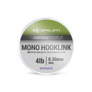 Collegamento Korum smokeshield mono hooklink 0,23mm 1x5