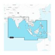 Mappa di navigazione Oceano Indiano e Mare del Sud chine Navionics SD